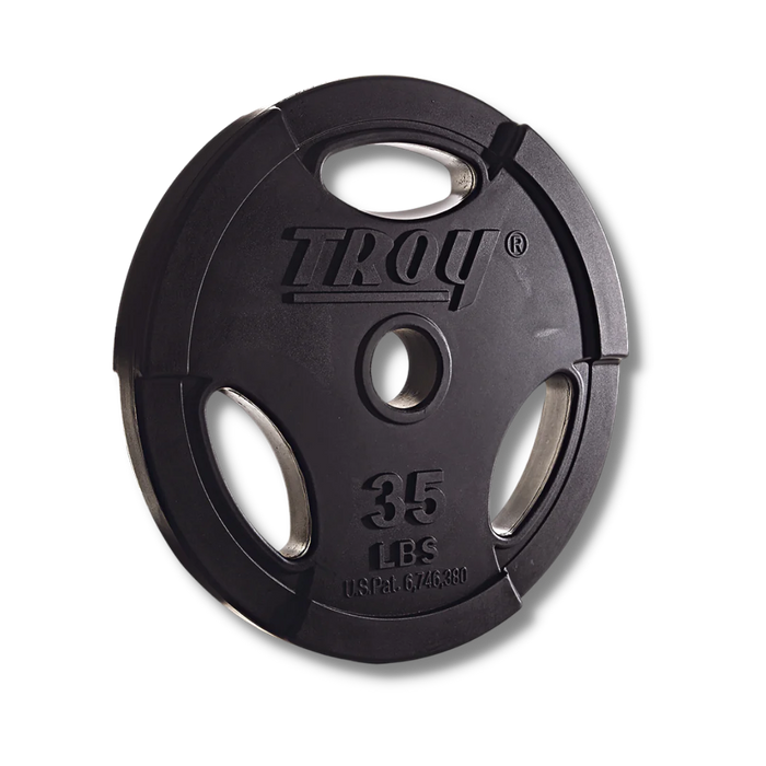 Troy - GO-U - Premium Grade "Inter-locking" Urethane Encased Grip Plate - Home Gyms HQ - 