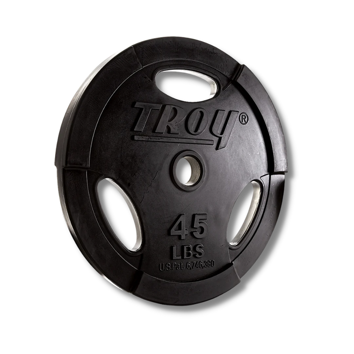Troy - GO-U - Premium Grade "Inter-locking" Urethane Encased Grip Plate - Home Gyms HQ - 