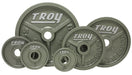 Troy - HO PLATES - Premium Grade Fully Machined Gray Olympic Iron Plate - Wide flange for easy lifting - Home Gyms HQ