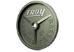 Troy - HO PLATES - Premium Grade Fully Machined Gray Olympic Iron Plate - Wide flange for easy lifting - Home Gyms HQ