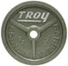Troy - HO PLATES - Premium Grade Fully Machined Gray Olympic Iron Plate - Wide flange for easy lifting - Home Gyms HQ