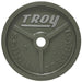 Troy - HO PLATES - Premium Grade Fully Machined Gray Olympic Iron Plate - Wide flange for easy lifting - Home Gyms HQ