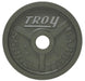 Troy - HO PLATES - Premium Grade Fully Machined Gray Olympic Iron Plate - Wide flange for easy lifting - Home Gyms HQ