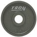 Troy - HO PLATES - Premium Grade Fully Machined Gray Olympic Iron Plate - Wide flange for easy lifting - Home Gyms HQ