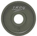 Troy - HO PLATES - Premium Grade Fully Machined Gray Olympic Iron Plate - Wide flange for easy lifting - Home Gyms HQ