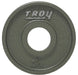 Troy - HO PLATES - Premium Grade Fully Machined Gray Olympic Iron Plate - Wide flange for easy lifting - Home Gyms HQ