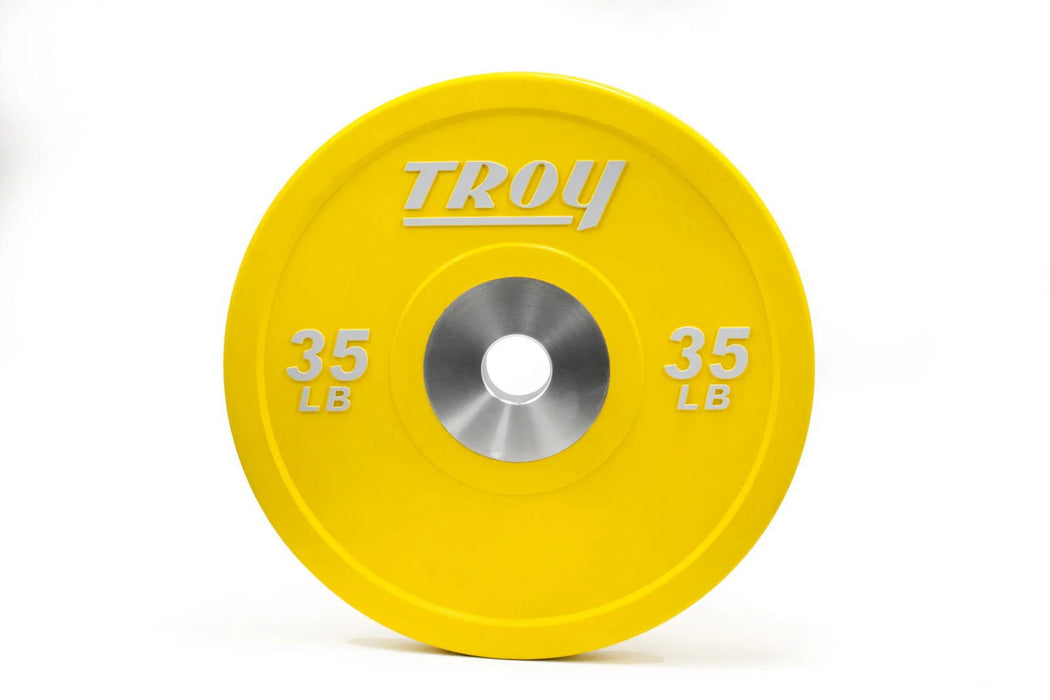 Troy - PO-SBP - Premium Grade Performance Color Rubber Bumper Plate - Home Gyms HQ
