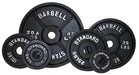 USA - BO PLATES - Economy Black Cast Iron Olympic Plate - Home Gyms HQ