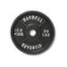 USA - BO PLATES - Economy Black Cast Iron Olympic Plate - Home Gyms HQ