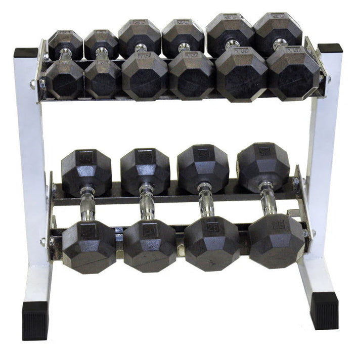 USA - GHDR-5 - 5 PAIR HORIZONTAL DB RACK - Home Gyms HQ - 
