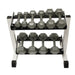 USA - GHDR-5 - 5 PAIR HORIZONTAL DB RACK - Home Gyms HQ - 