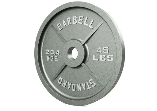 USA - O PLATES - Economy Cast Iron Gray Plate - Home Gyms HQ