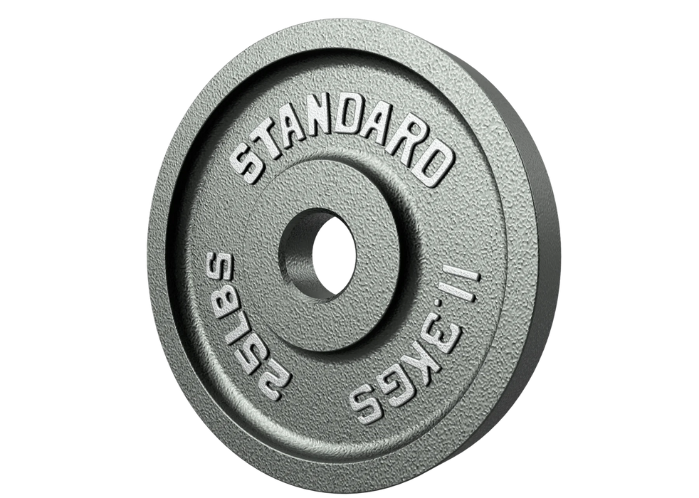 USA - O PLATES - Economy Cast Iron Gray Plate - Home Gyms HQ
