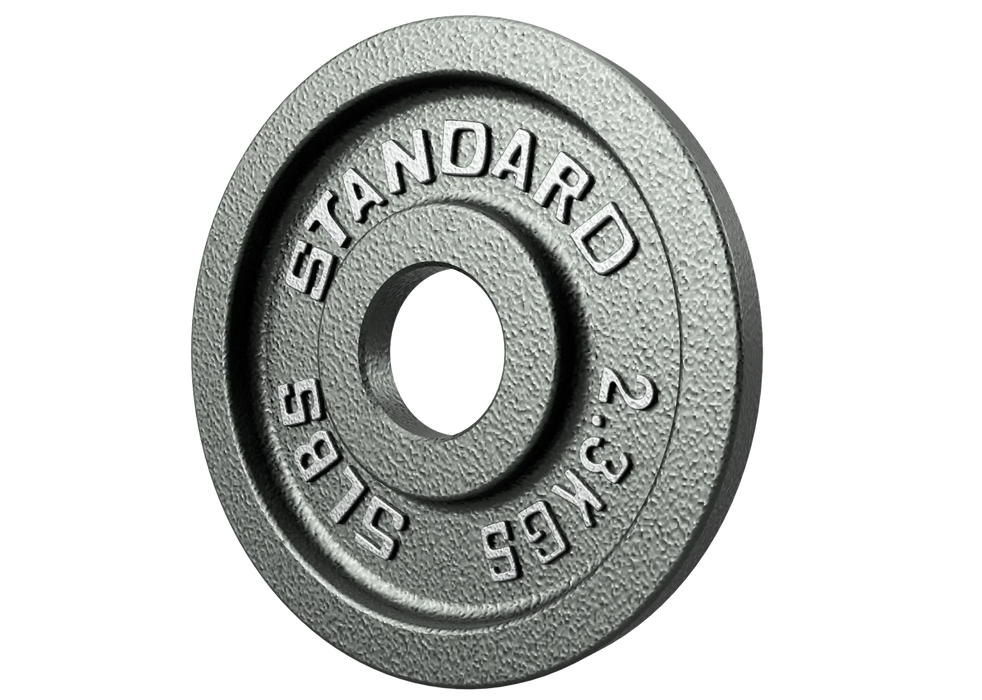 USA - O PLATES - Economy Cast Iron Gray Plate - Home Gyms HQ