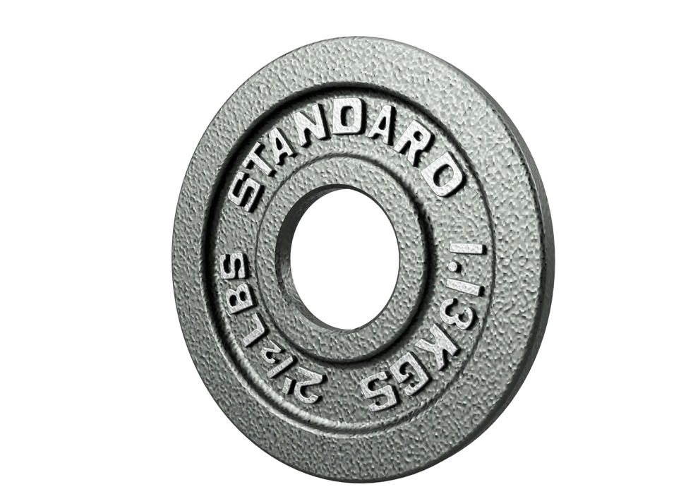 USA - O PLATES - Economy Cast Iron Gray Plate - Home Gyms HQ