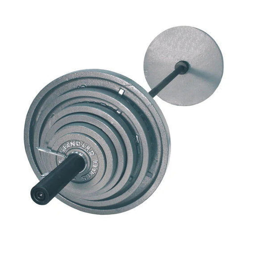 USA - O PLATES - Economy Cast Iron Gray Plate Sets - Home Gyms HQ
