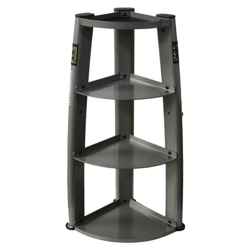 VTX - GKBR-3 - Vertical Kettlebell Rack with 4 Hooks and Accesory Tray - Platinum Finish - Home Gyms HQ - KettleBell Rack