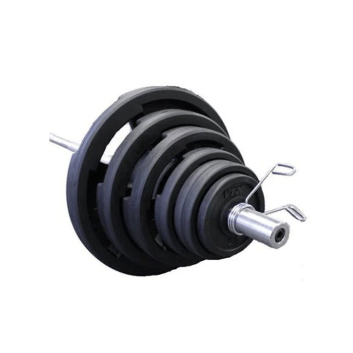 VTX - GO-VR - Olympic Rubber Encased "Wide Flange" 3 hole grip VTX plate for all Olympic bars - Home Gyms HQ - 