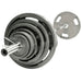 VTX - GO-V - Olympic "Wide Flange" 3 hole grip VTX plate for  Olympic bars, Gray finish - Home Gyms HQ - 