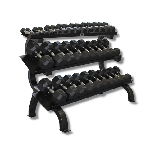VTX - GTDR-3 - THREE TIER DB RACK (SHELF) 62" - *Rack Only* - Home Gyms HQ - Dumbbell Storage