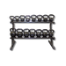 VTX - KBR-14 - Horizontal, 2 tier Kettlebell Rack. Stores 7 pairs of Kettle Bells. (20lbs-50lbs) - Home Gyms HQ - 