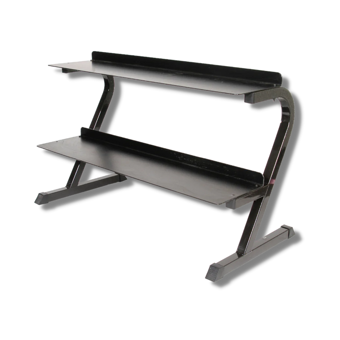 VTX - KBR-14 - Horizontal, 2 tier Kettlebell Rack. Stores 7 pairs of Kettle Bells. (20lbs-50lbs) - Home Gyms HQ - 
