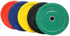 VTX - O-SBP - Olympic 2" Solid Colored Bumper plate with steel insert, Weight is displayed in kg & lbs - Home Gyms HQ - Weight Plates Set