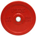 VTX - O-SBP - Olympic 2" Solid Colored Bumper plate with steel insert, Weight is displayed in kg & lbs - Home Gyms HQ - 