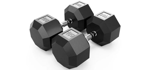VTX - SD-R - 8-SIDED RUBBER ENCASED DUMBBELL - Home Gyms HQ