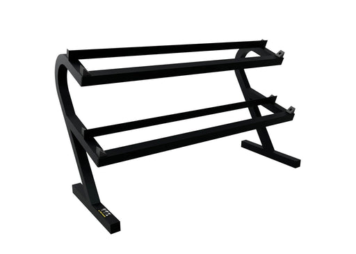 VTX - T-DR - 60" DELUXE 2 TIER HORIZONTAL DB RACK *Rack Only* - Home Gyms HQ - Dumbbell Storage