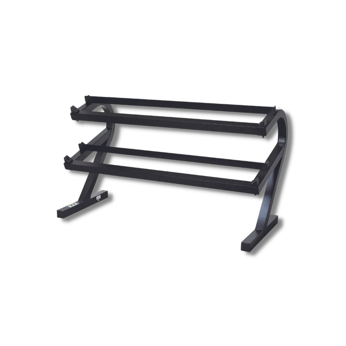 VTX - T-DR - 60" DELUXE 2 TIER HORIZONTAL DB RACK *Rack Only* - Home Gyms HQ - 