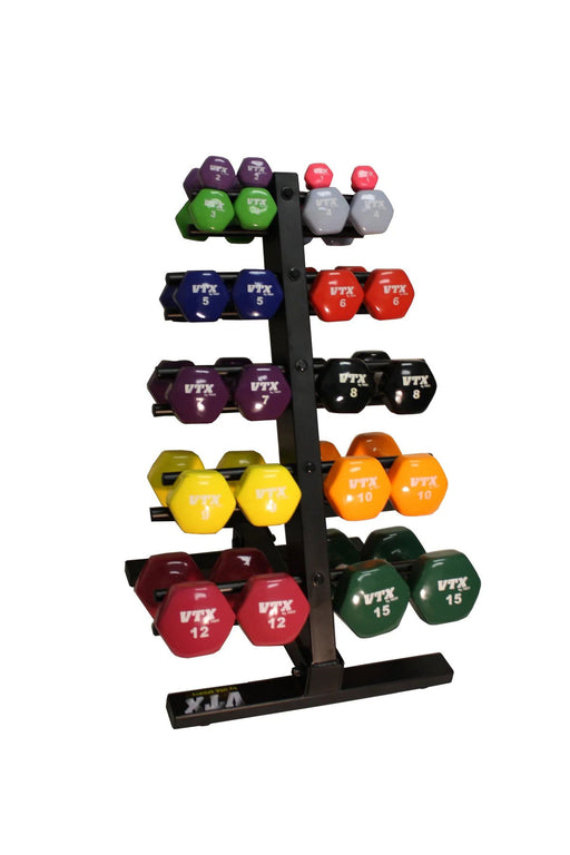 VTX - T-HDR - 10 PR DB RACK *RACK ONLY* - Home Gyms HQ - 