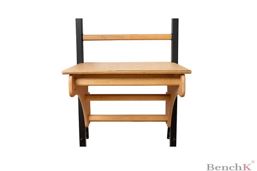 BenchK 212 B/W- Series 2 - BenchK wall bars with an adjustable pull-up bar, a removable BenchTop used as a desk - Home Gyms HQ - 