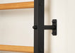 BenchK 232 B/W - Series 2 - BenchK wall bars with a convertible steel 6-grip pull-up bar that can also be used as a barbell holder, and a dip bar with back support - Home Gyms HQ - 