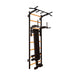 BenchK 223 B/W - Series 2 - BenchK wall bars with a fixed steel 6-grip pull-up bar, a dip bar with back support, and an advanced workout bench - Home Gyms HQ - 