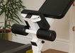 BenchK 223 B/W - Series 2 - BenchK wall bars with a fixed steel 6-grip pull-up bar, a dip bar with back support, and an advanced workout bench - Home Gyms HQ - 