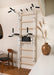 BenchK 222 B/W - Series 2 - BenchK wall bars with a fixed steel 6-grip pull-up bar, and a dip bar with back support - Home Gyms HQ - 