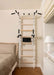 BenchK 222 B/W - Series 2 - BenchK wall bars with a fixed steel 6-grip pull-up bar, and a dip bar with back support - Home Gyms HQ - 