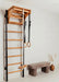 BenchK 212 B/W A076/a204- Series 2 - BenchK wall bars with an adjustable pull-up bar, a removable BenchTop used as a desk and gymnastic accessories - Home Gyms HQ - 