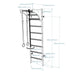 BenchK 212 B/W A076/a204- Series 2 - BenchK wall bars with an adjustable pull-up bar, a removable BenchTop used as a desk and gymnastic accessories - Home Gyms HQ - 